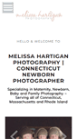 Mobile Screenshot of melissahartiganphotography.com